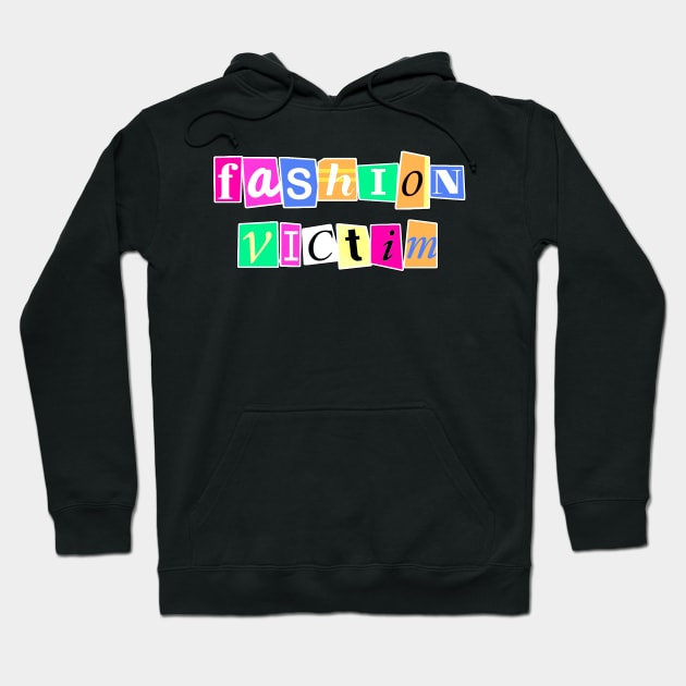 80's Fashion Victim- Ransom Print Hoodie by random thangs 